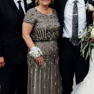 Adrianna Papell mother of the bride gown